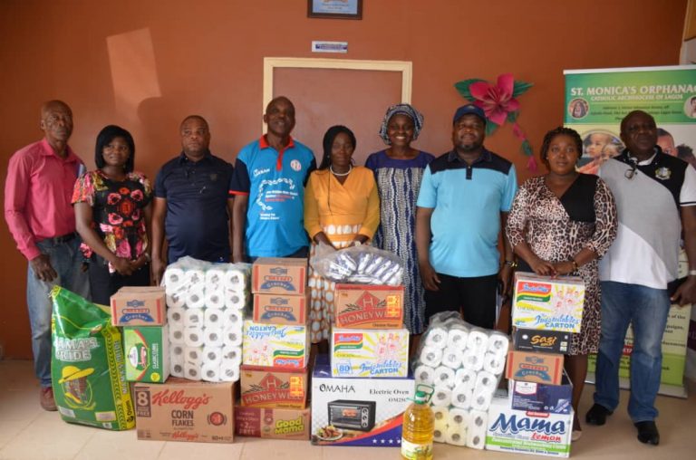 Crime reporters donates food items, electronics to orphanage