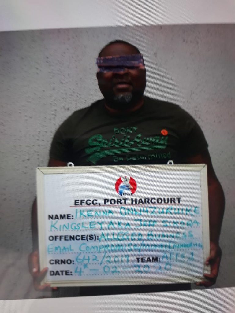 EFCC Arrests Suspected Internet fraud Kingpin in Umuahia