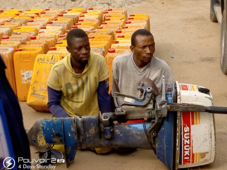 Two fishermen nabbed over attempt to smuggle petrol to Benin Republic