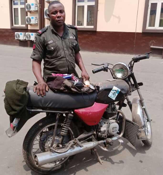 Lagos ban on motorcycle: Taskforce nabs two fake officers