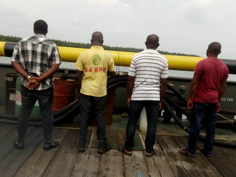 EFCC receives four suspected oil thieves from Navy
