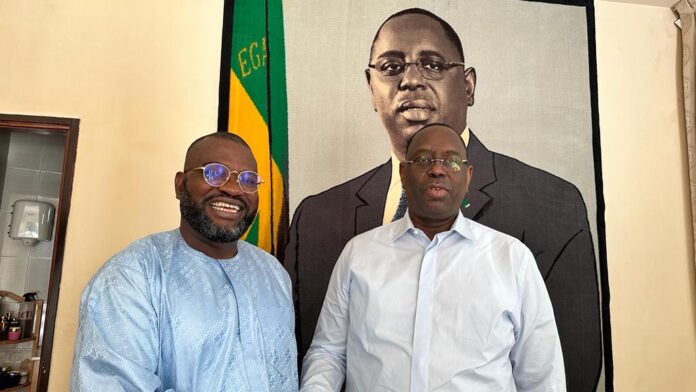 AFRIMA's President/Executive Producer, Mr Mike Dada at a closed-door meeting with the Senegalese President, H.E. Macky Sall, in Dakar, Senegal, recently. 