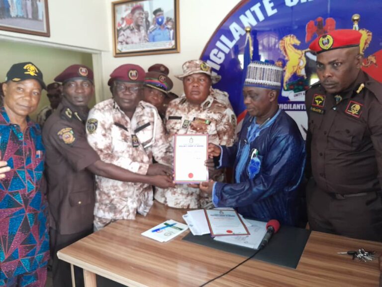 Vigilante Group of Nigeria not banned from bearing arms – Commander General