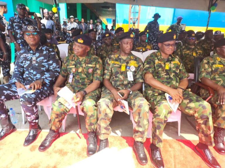 Naval boss commends IGP on newly acquired gun boats, leadership qualities