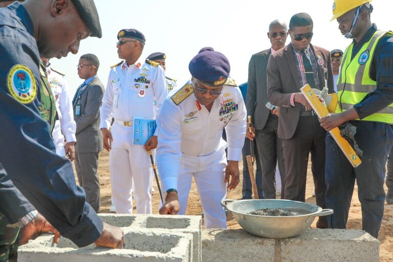 Applause as Vice Admiral Gambo Perform Ground Breaking for Two Navy Estates in Abuja