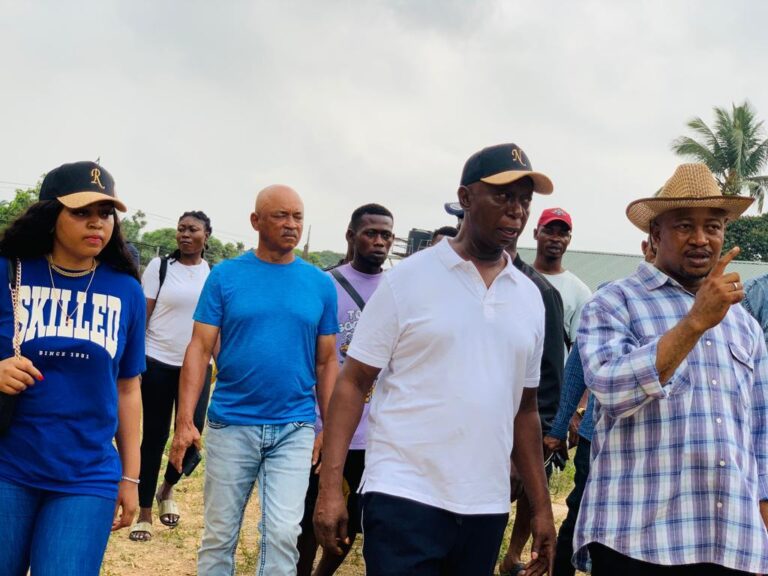 Delta North senatorial hopeful, Ned Nwoko cheered by large crowd in Idumuje-Ugboko polling unit