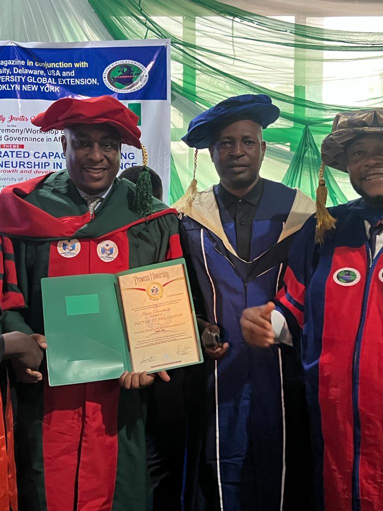 Astute Administrator, Idowu Bags Honorary Doctorate Degree