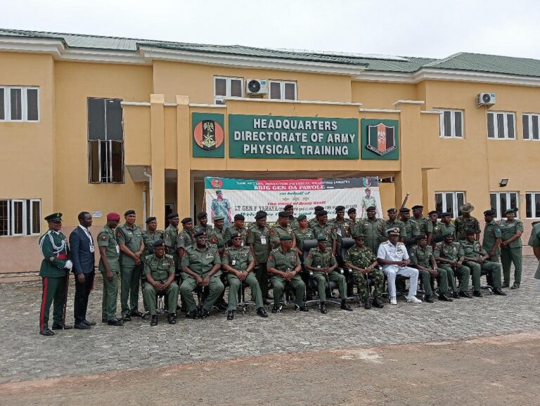 Directorate of Army Physical training lauds COAS for Infrastructure development