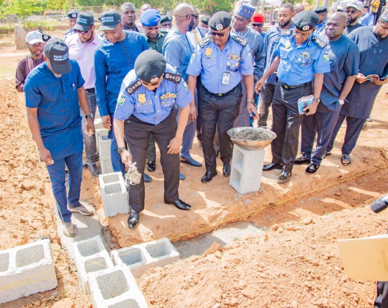 IGP Performs Groundbreaking Ceremony For Construction Of Police Quarters