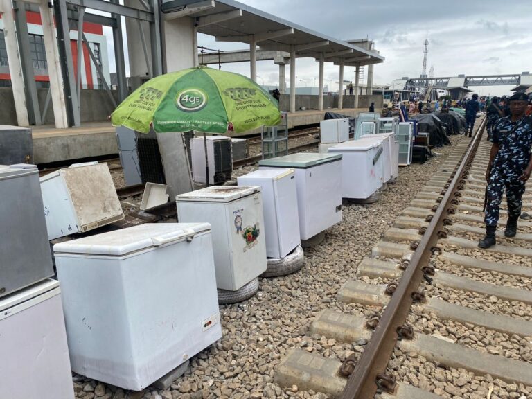 Lagos taskforce clears Agege rail track