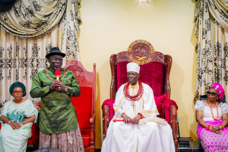 Oborevwori salutes Orodje of Okpe on 17th coronation anniversary