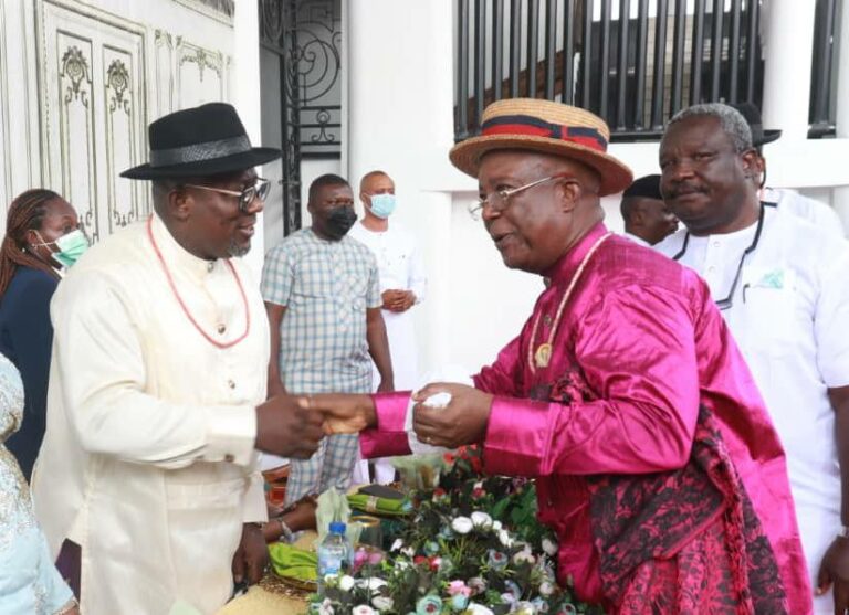 Oborevwori rejoices with Moses Odibo at 70