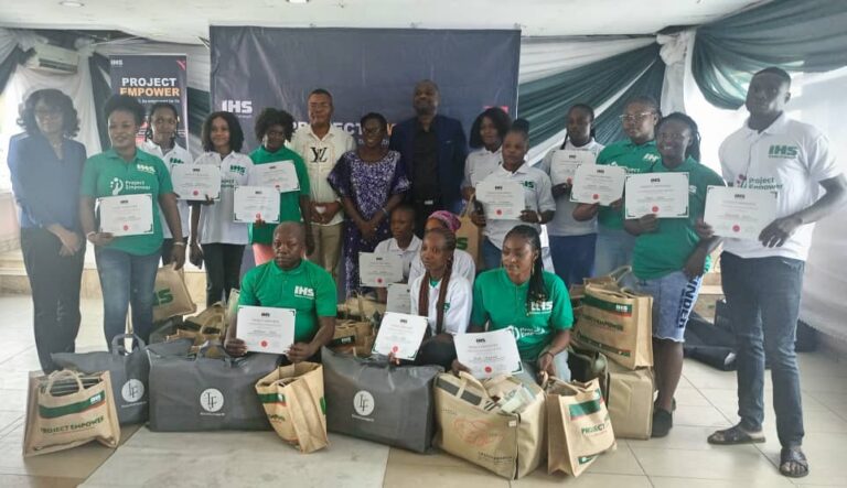 IHS Nigeria Gets Commendation For Empowering Youths