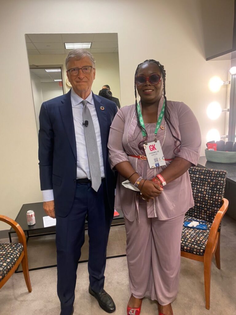 Nigeria’s Foremost Journalist Meets Bill Gate – See Photo