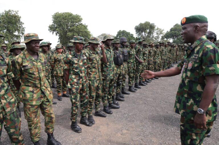 COAS assesses troops’ combat readiness in Makurdi, Pledges to provide more infrastructure in army Barracks