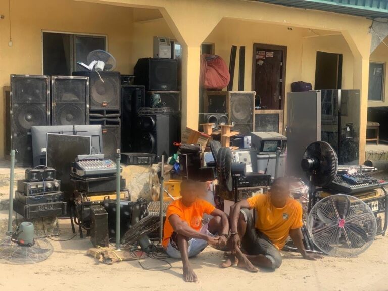 Delta Police arrest notorious robbery syndicate who break into churches at night, as CP Abass assures safety during Yuletide