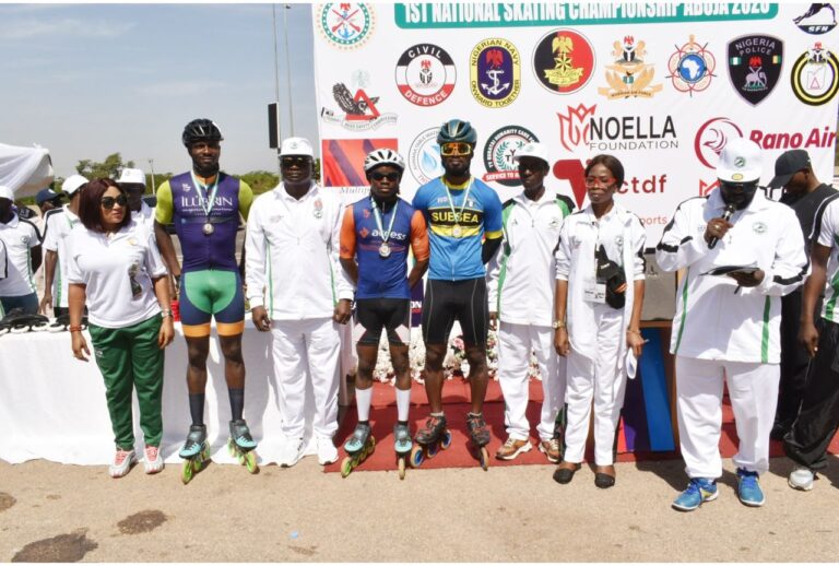 General Musa commends Skating Federation, seeks more youth participation