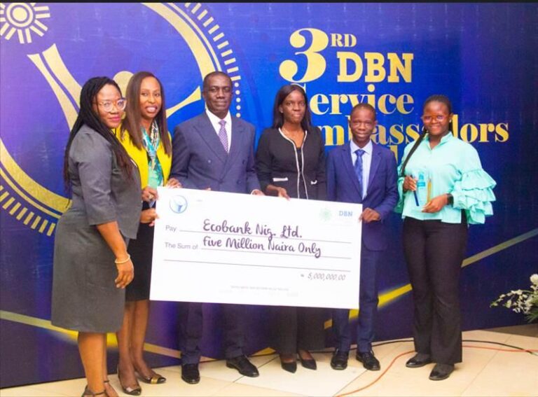 Ecobank Shines At DBN Awards, Bags Three Laurels, Gets commendations from Stakeholders.
