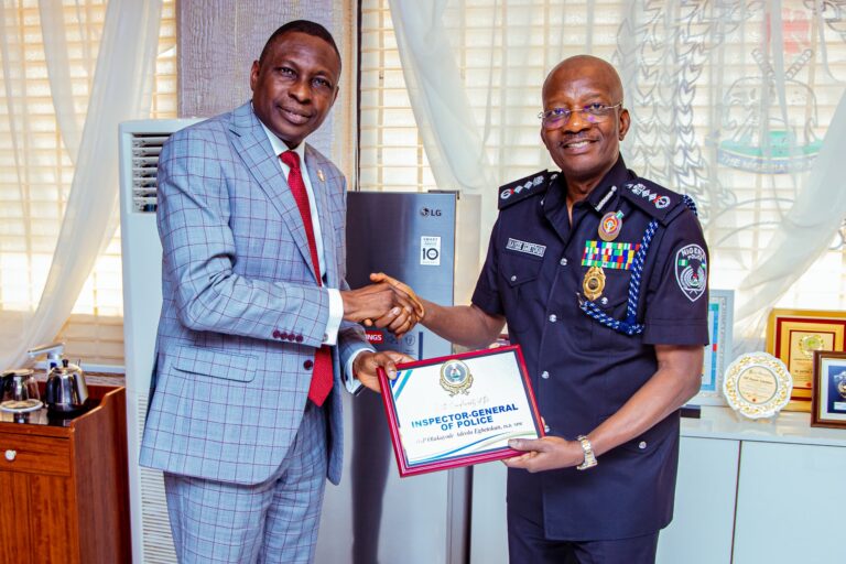 “You are Doing Well”- IGP to OLUKOYEDE