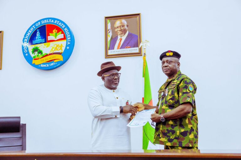 Delta presents C of O of 3,747 hectares of land to Navy