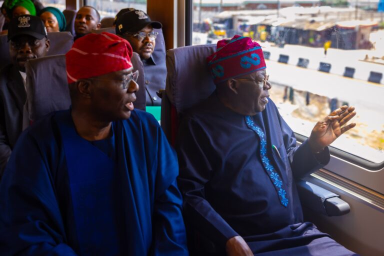President Tinubu inaugurates Lagos Red Line Rail project