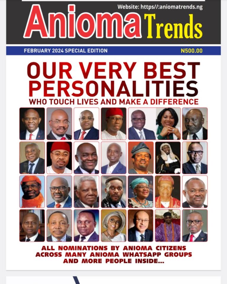 Anioma Trends magazine celebrates Nigerian trailblazers from Delta North, As Elumelu, Ovia, Okonjo-Iweala makes list