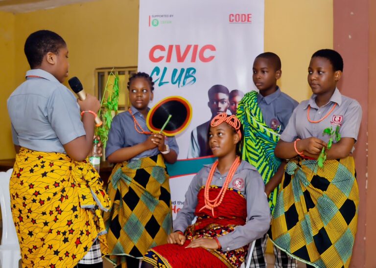 NGO patners OXFAM Nigeria to inaugurate civic clubs in schools