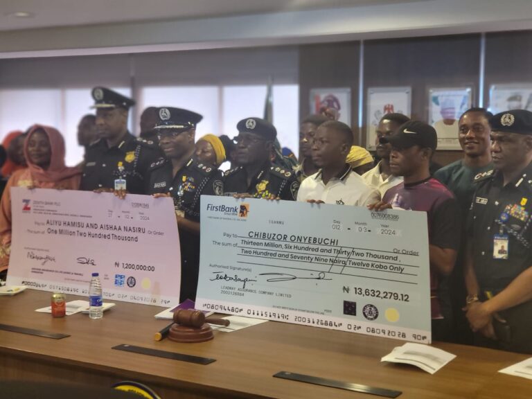 IGP presents over N1.5Billion cheque to widows of slain policemen