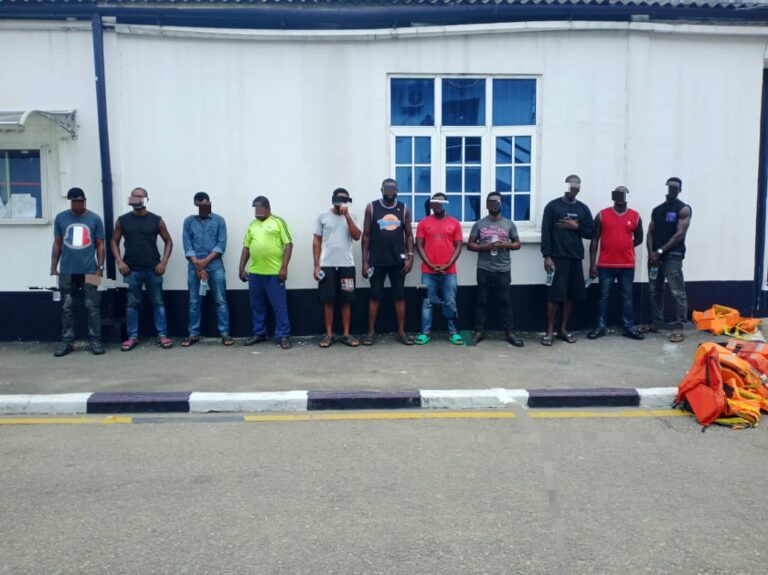 EFCC Grills 11 Suspected Oil Thieves in Lagos