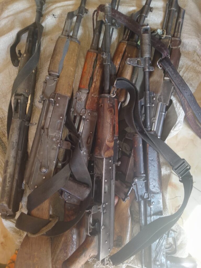 Army, DSS eliminates seven suspected terrorists in the North West, recover 10 rifles, motorcycles