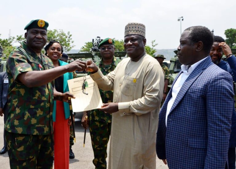 DHQ received Armoured Personnel careers to fight insecurity