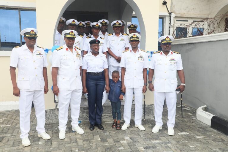 Nigerian Navy honours fallen hero with gift to family