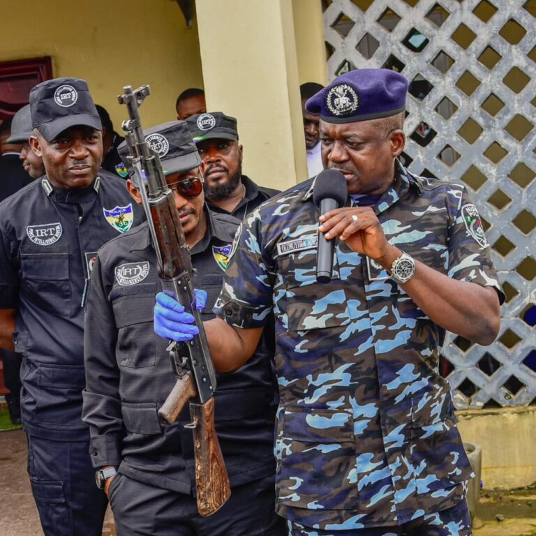Police arrest 1,284 suspects, recover 284 firearms in six weeks