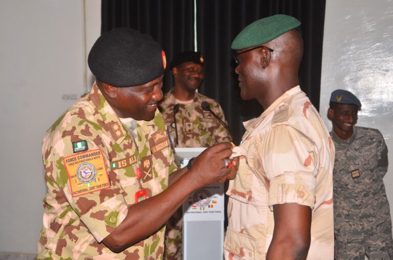 MNJTF Awards Medals to Outgoing Military Staff Officers