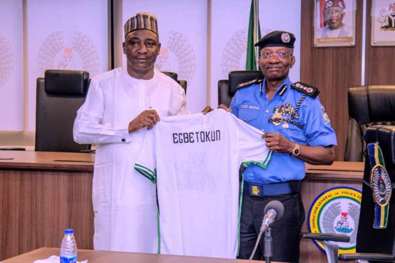 Photo Speak | NFF Pays Courtesy Visit to IGP. Seeks continuous collaboration between Police and Nigeria Football Federation