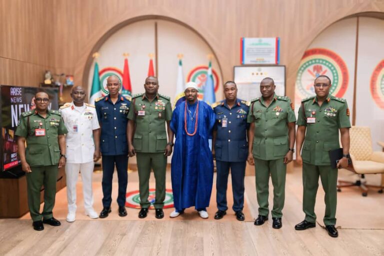 Defence boss, General Musa hosts Dein of Agbor