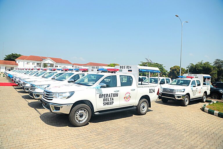 Delta Governor Makes Massive Donation of 31 Operational Vehicles to Police, Others