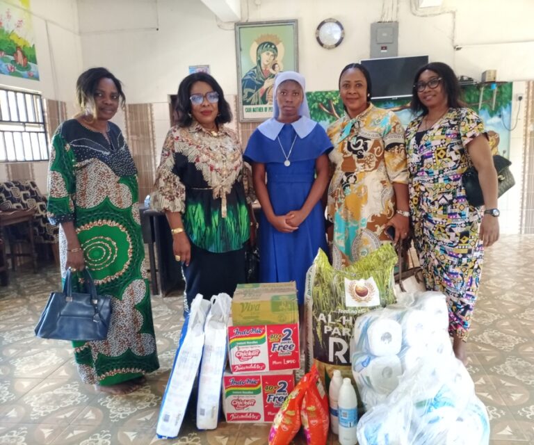 German based organization donates items to Holy Child motherless babies home in Enugu